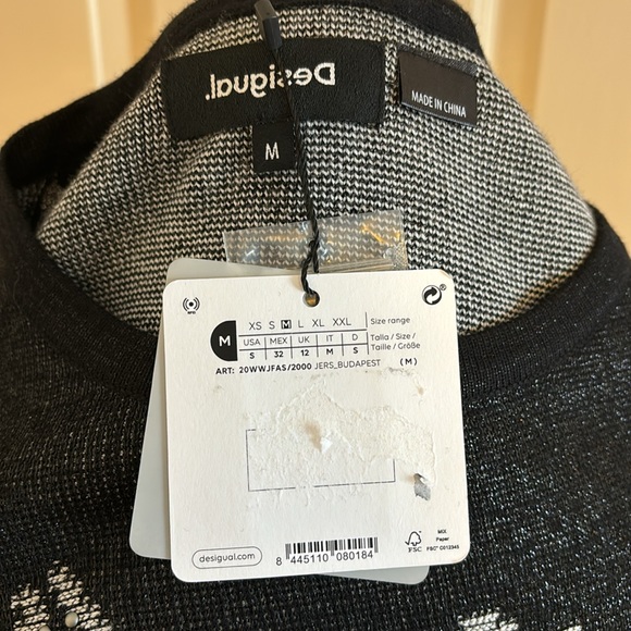 NWT Desigual sparkle and jewel sweater - Picture 13 of 14